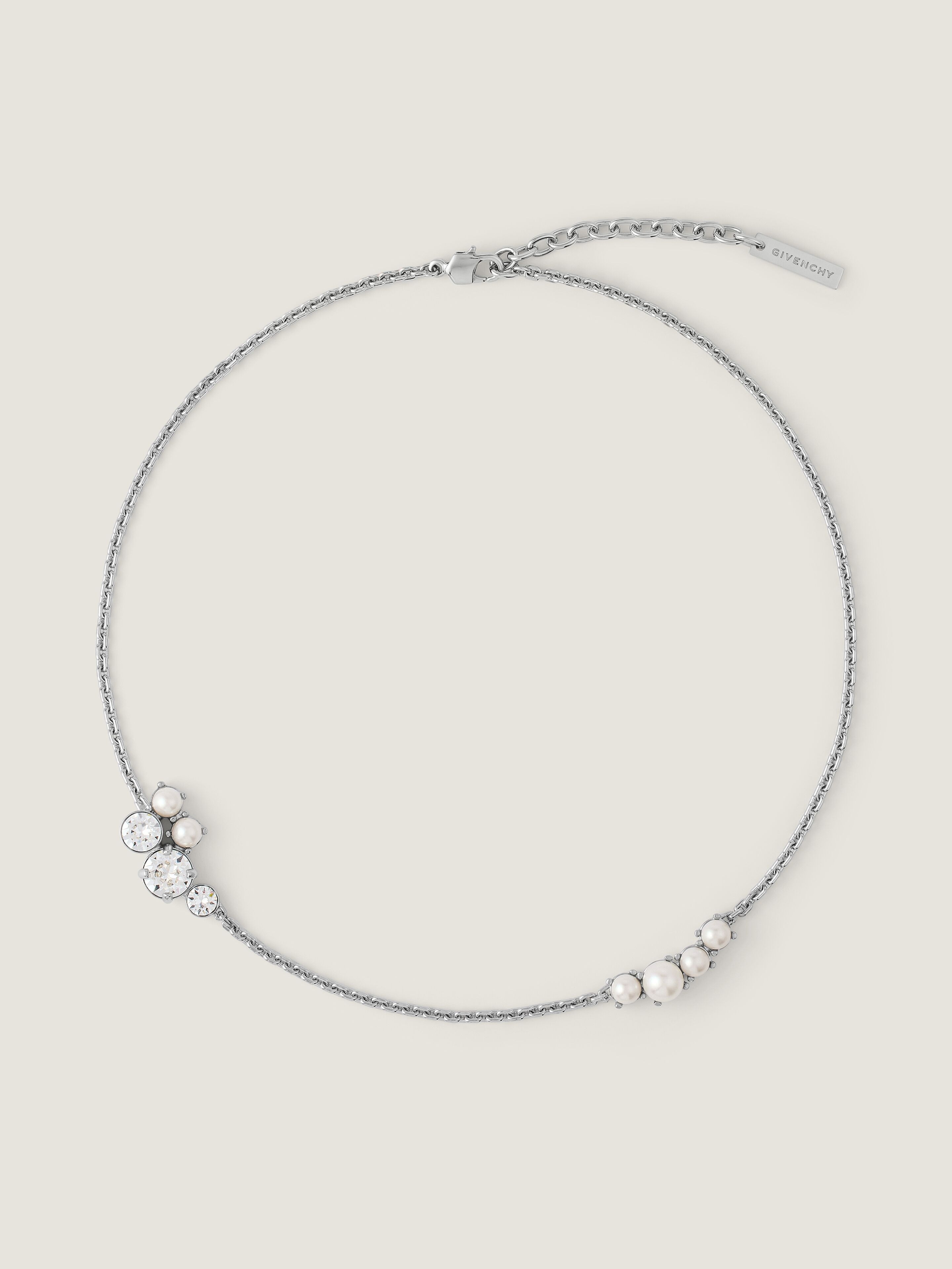 Crystal Pearl短项链